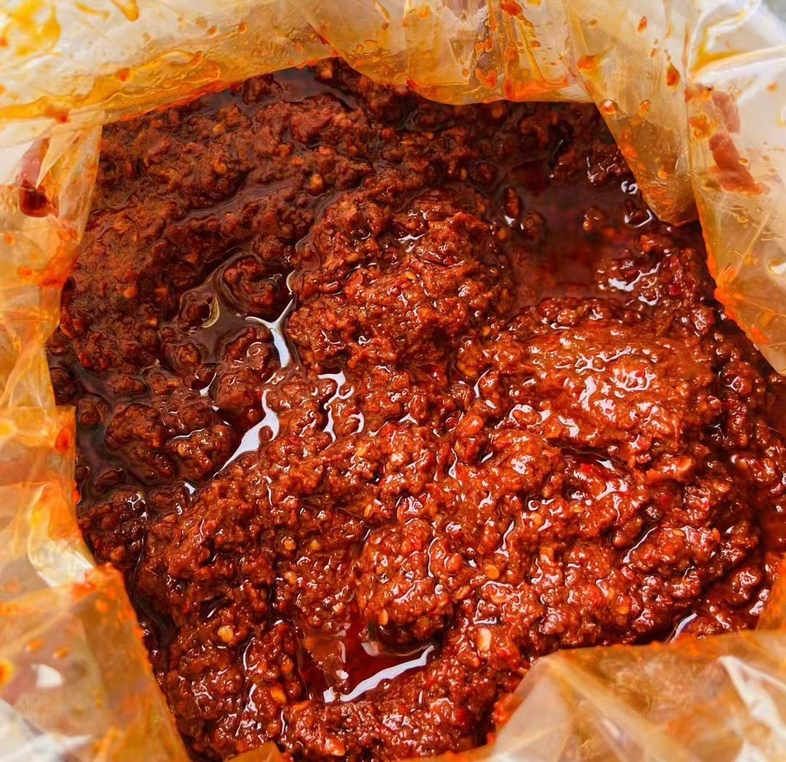 辣椒酱成品图展示