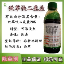 敌草快二氯盐900克大瓶装