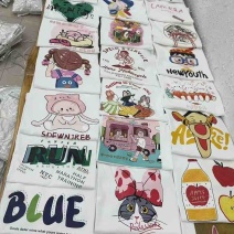 夏季女装黑色白色百搭体恤，180g精梳纯棉