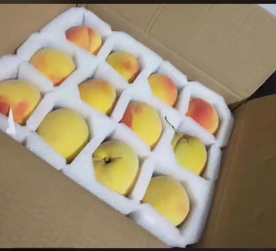 金牌黄桃礼盒包装展示