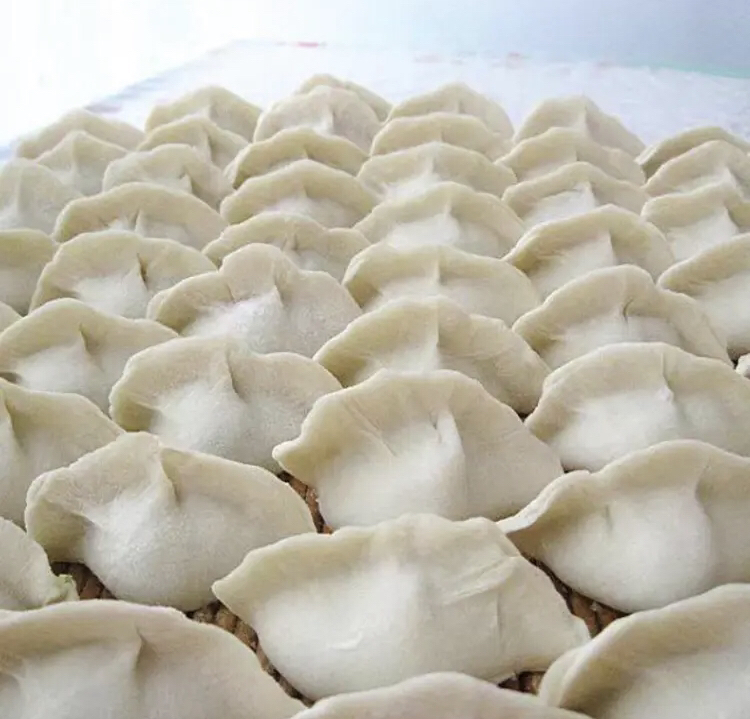 包饺子过程图