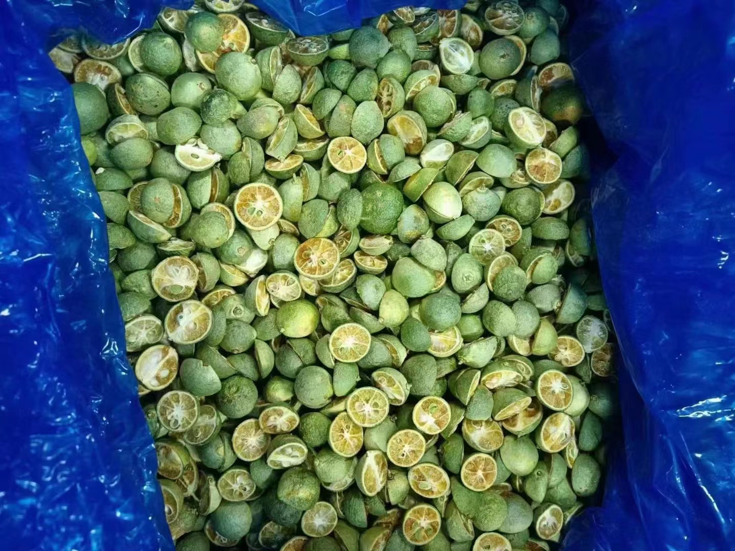 金丝皇菊与陈皮成品茶展示图