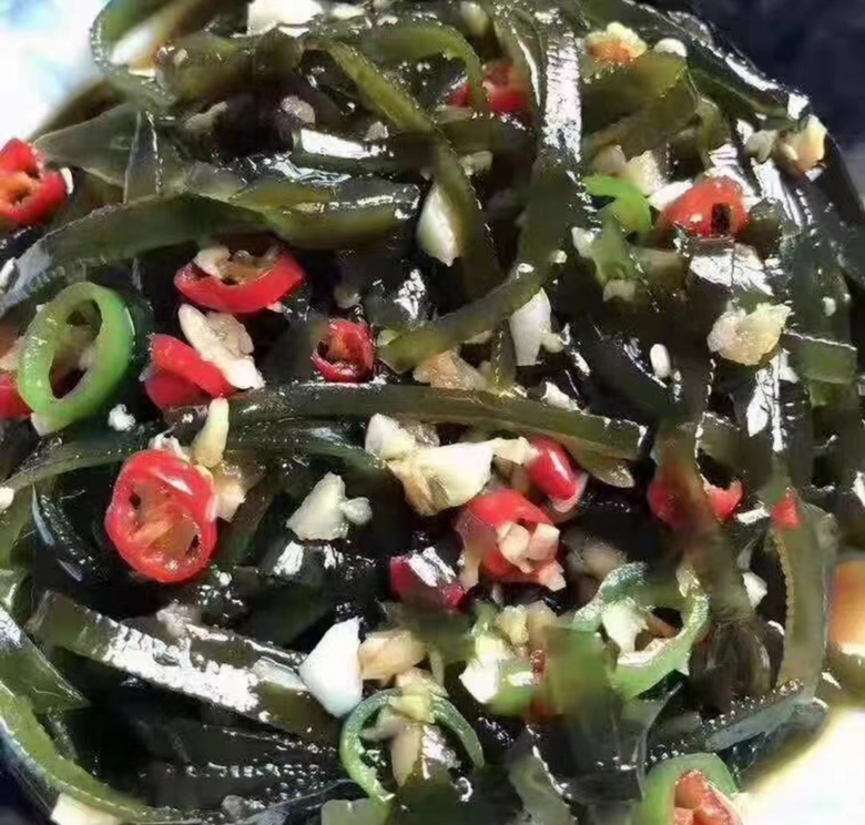 凉拌海带成品图