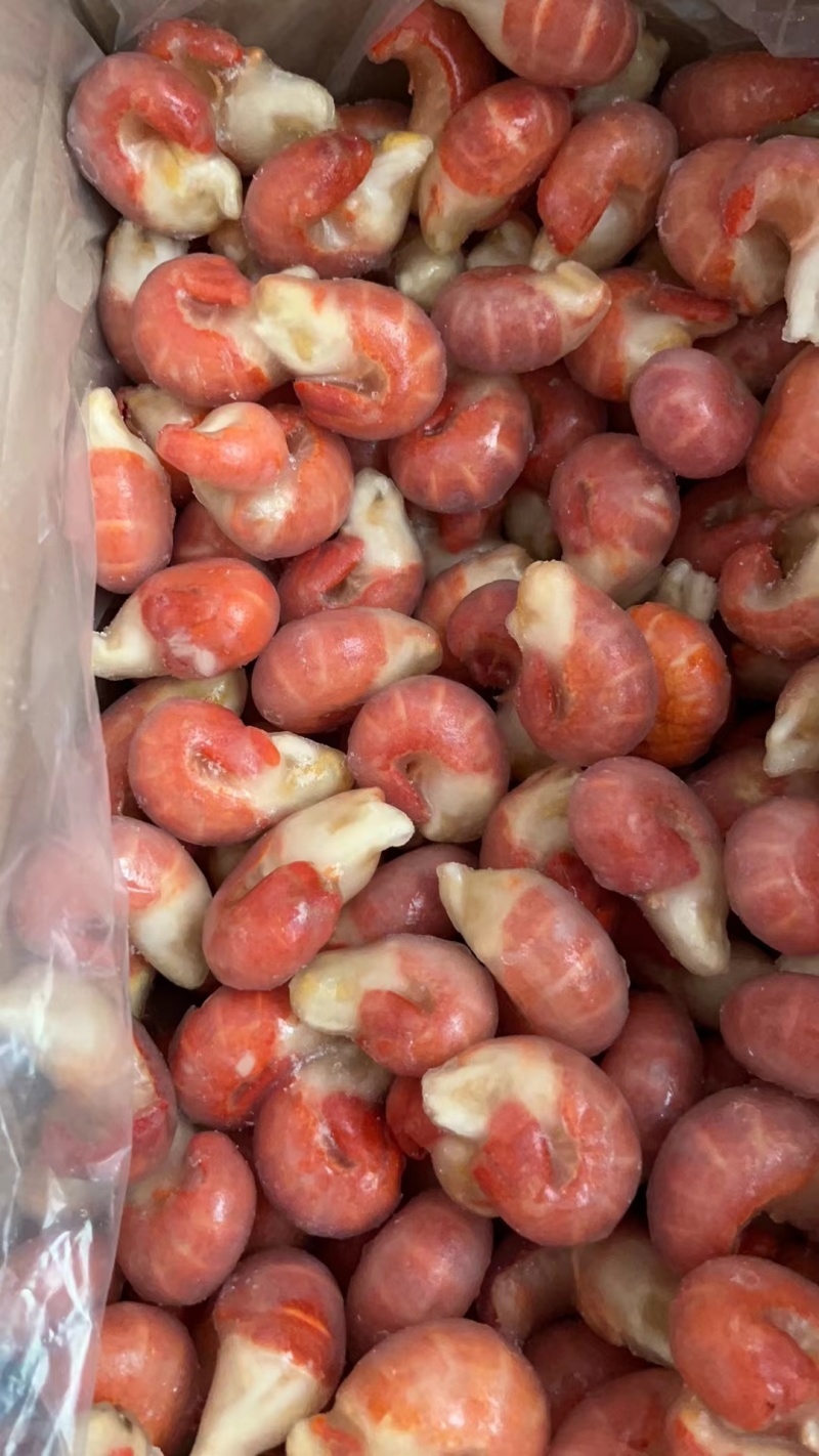 一级单冻龙虾尾,净重九斤每件,下料4.5斤