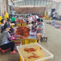 红薯干加工厂一手货源电商商超批发市场直供源头紫条小香薯干