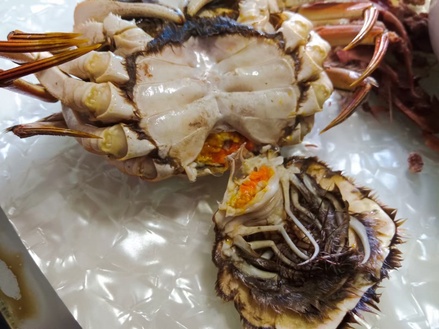 花盖蟹与梭子蟹烹饪图