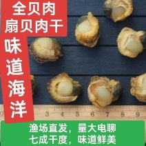 全贝肉，干扇贝柱新鲜干贝瑶柱海鲜干货煲粥汤商用