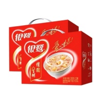 银鹭桂圆八宝粥280gx12罐整箱早餐免煮粥速食
