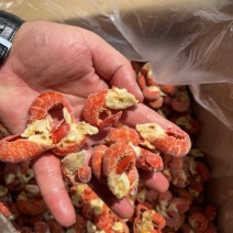 干冰龙虾尾二级原料160粒每斤，一手货源，厂家直供
