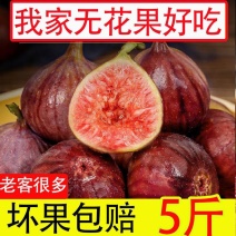 无花果新鲜水果鲜果现摘精选红皮紫皮孕妇小孩不常见水果整箱