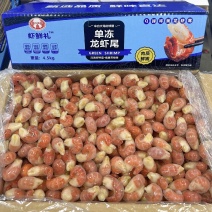 一级9斤装龙虾尾，薄冰好货，大量现货，适合批发，电商