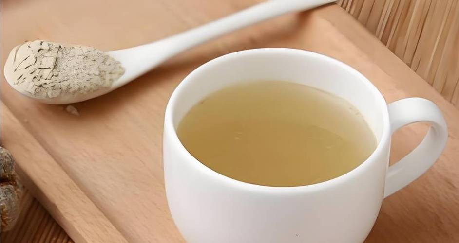 三七粉冲泡饮用示意图