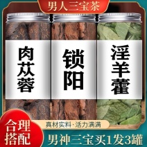 淫羊藿肉苁蓉锁阳人参枸杞茶菟丝子泡酒专用药材组