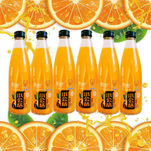 蓝格格小公桔桔汁饮料果粒型酸甜可口桔香浓郁315ml/瓶