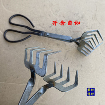 手工夹钳抓钉钳捡毛栗子夹烧烤碳工具打铁钳垃圾夹子铁钉