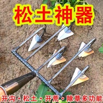 新款翻地松土五齿耙子锄草锄头尖耘锄锄头三齿锄全钢耙锄