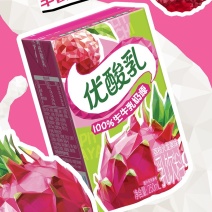 【4月】优酸乳荔枝火龙果味250ml*24盒整箱批发新上市