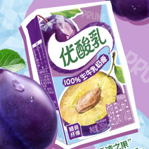 优酸乳轻乳果汁饮品西梅味250ml*24盒整箱批发