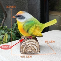 会叫的小鸟仿真一模一样影控山雀庭院花园出入口造景装饰摆件百搭