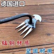 新款农用锰钢连根拔野菜神器除草工具园艺耙子拔草多功能松土