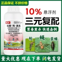 10%右胺残高氯高氯残杀威右旋胺菊酯蚊蝇蜚蠊蟑螂果实蝇