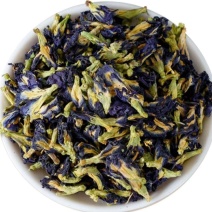 新货蓝蝴蝶花茶蓝蝶豆花蓝蝴蝶蝶豆花食用染色奶茶店食用干花