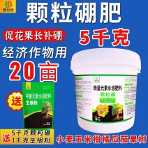 颗粒硼肥长效缓释颗粒硼肥料高促花保果增产防畸形果撒施沟施