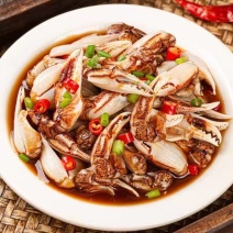 麻辣蟹钳即食螃蟹钳捞汁小海鲜