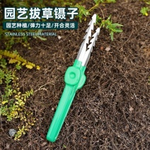 拔草夹子连根拔草器园艺工具镊子取物夹子拾物拔种花夹种