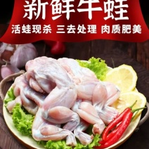 三去牛蛙肉免处理商用田鸡烧烤食材鲜活处理蛙肉