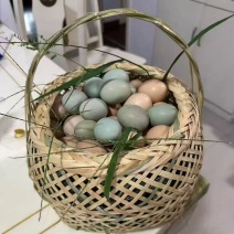 土鸡蛋包装篮子100枚装/50枚装，特色手工编竹篮