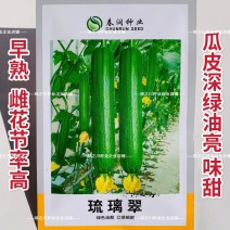 升级春润丝瓜种子琉璃翠油亮丝瓜种籽深绿味甜早熟耐褐变油皮