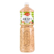 -焙煎芝麻沙拉汁1500g大瓶装蔬菜水果沙拉拌菜调味