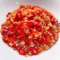 蒜蓉剁椒酱粉面饭小吃快餐咸菜配菜下饭菜酱菜湖南特产