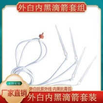 蓝莓滴灌PE滴箭四滴白色稳流一出套装大棚滴头滴水自动灌溉