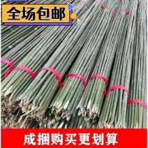 竹竿菜园搭架西红柿黄瓜架子篱笆支架，竹杆批发零售旗杆