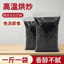 新货芝麻黑芝麻炒熟即食免洗无沙家用免洗饱满干净袋装商用批
