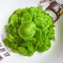 翡翠绿莴笋片莴苣餐饮酒店特色食材原料
