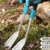 绿林野菜铲挖蒜的小铲子挖野菜神器荠菜园艺铁铲挖土户外除草工具